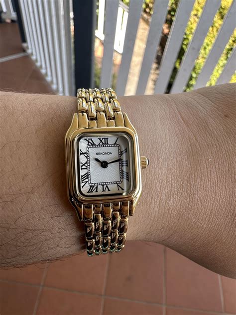 cartier panthere watch dupe sekonda|TikToker shares incredible dupe of £6,900 Cartier watch that you .